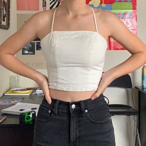 Strappy Tie-Back Top Urban Outfitters